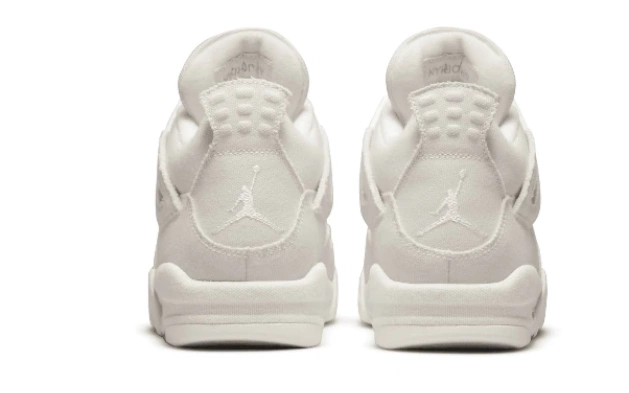 Retro 4 Blank Jordan DQ4909-100 Air Canvas 0603